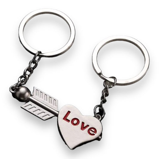 Keychain 'Heart with Arrow' for Eternal Togetherness 