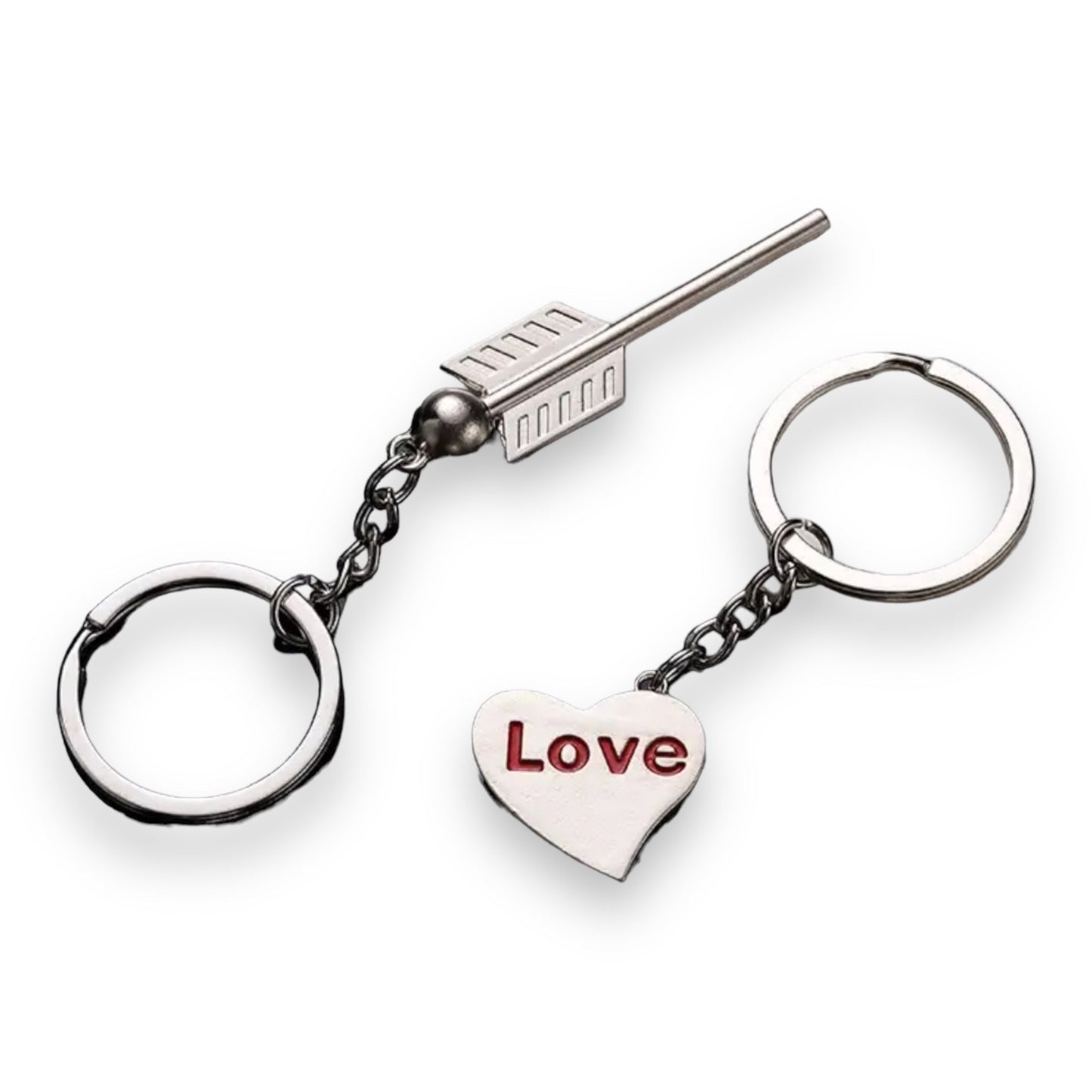 Keychain 'Heart with Arrow' for Eternal Togetherness 