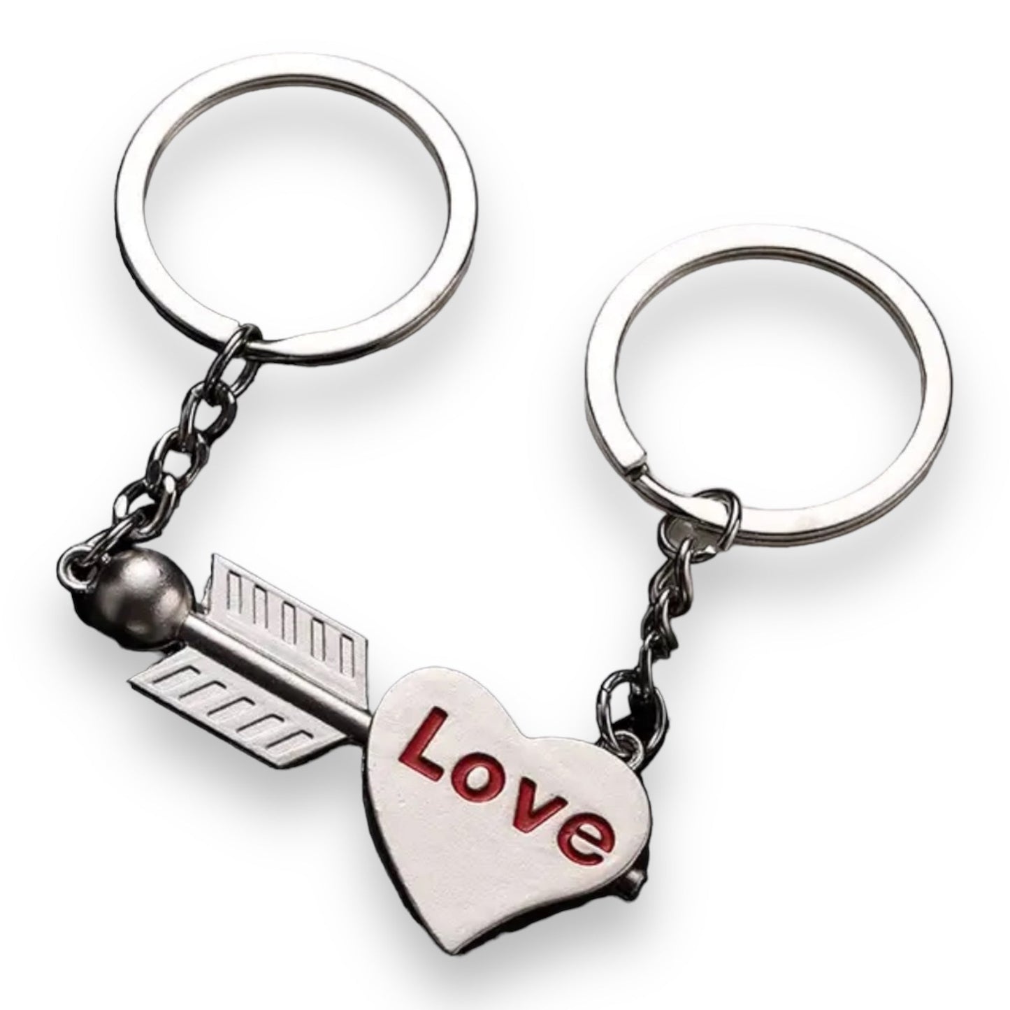 Keychain 'Heart with Arrow' for Eternal Togetherness 