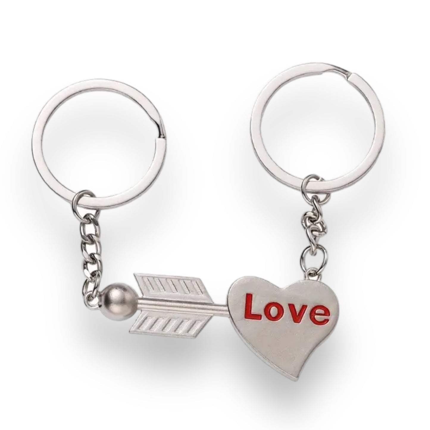 Keychain 'Heart with Arrow' for Eternal Togetherness 