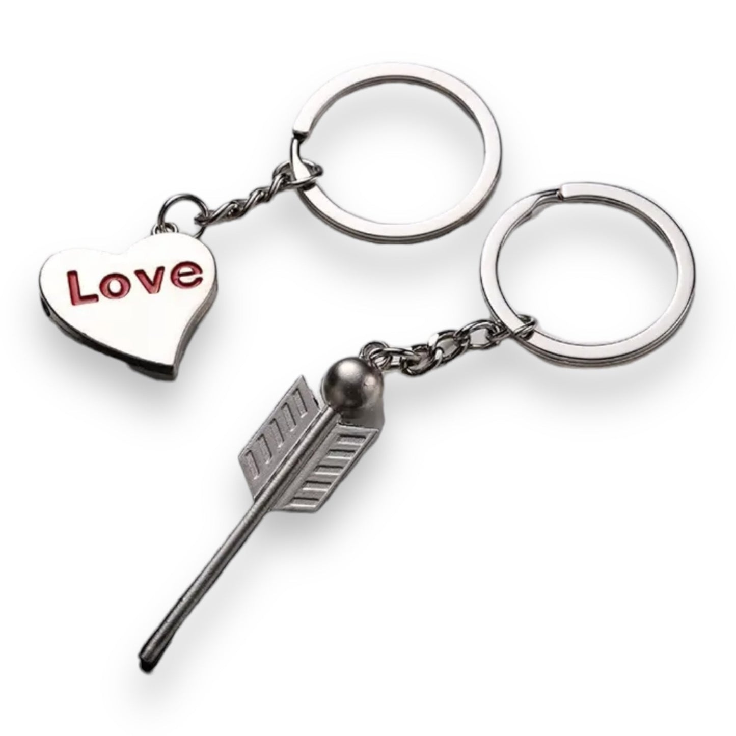 Keychain 'Heart with Arrow' for Eternal Togetherness 