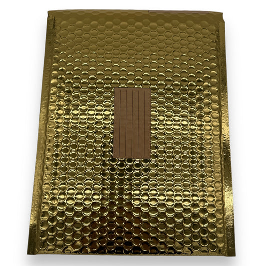 Bubbeltjesplastic Enveloppen Metallic 33x26cm Goud