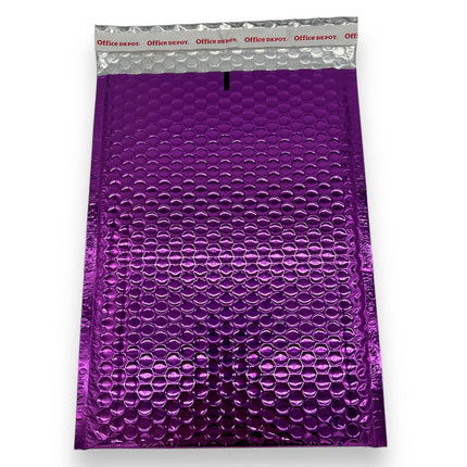 Bubble Plastic Envelopes Metallic 3 Colors 33x23cm