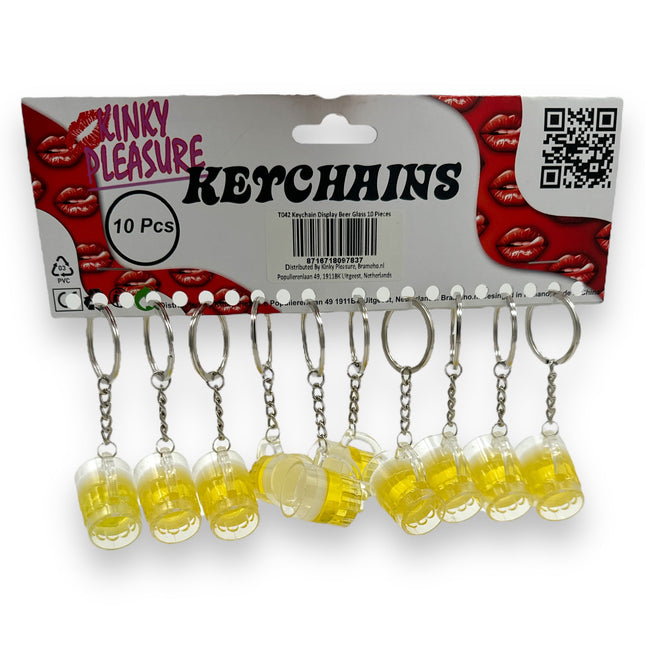 Sleutelhanger Bierglas