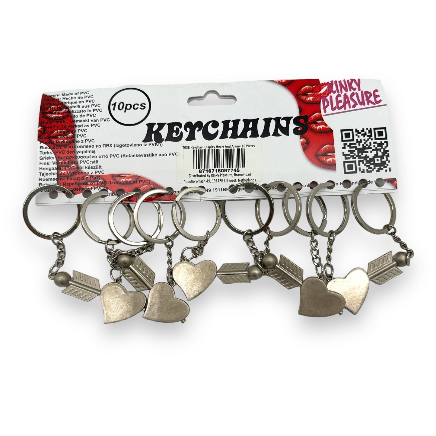 Keychain 'Heart with Arrow' for Eternal Togetherness 