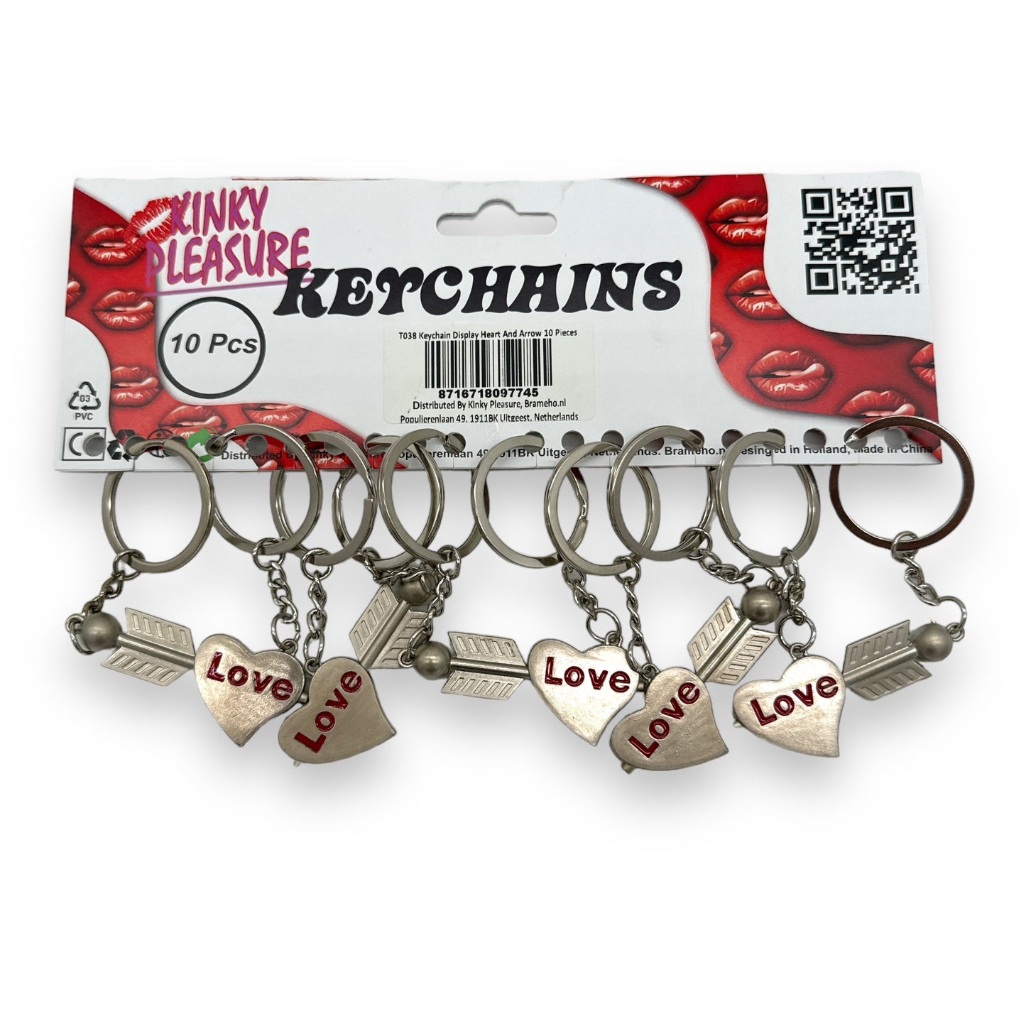 Keychain 'Heart with Arrow' for Eternal Togetherness 
