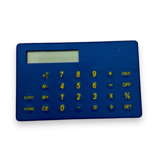 Keychain Calculator Blue 