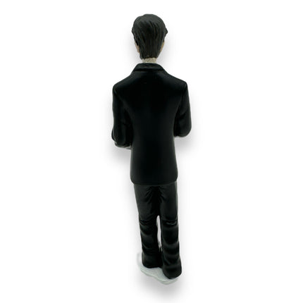 Gentleman in Gala - Classic Men's Figurine with Charm