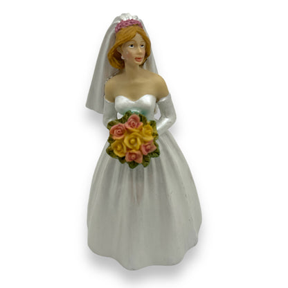 Bruid in Bloei - Sierlijke Bruid Miniatuur Beeldje