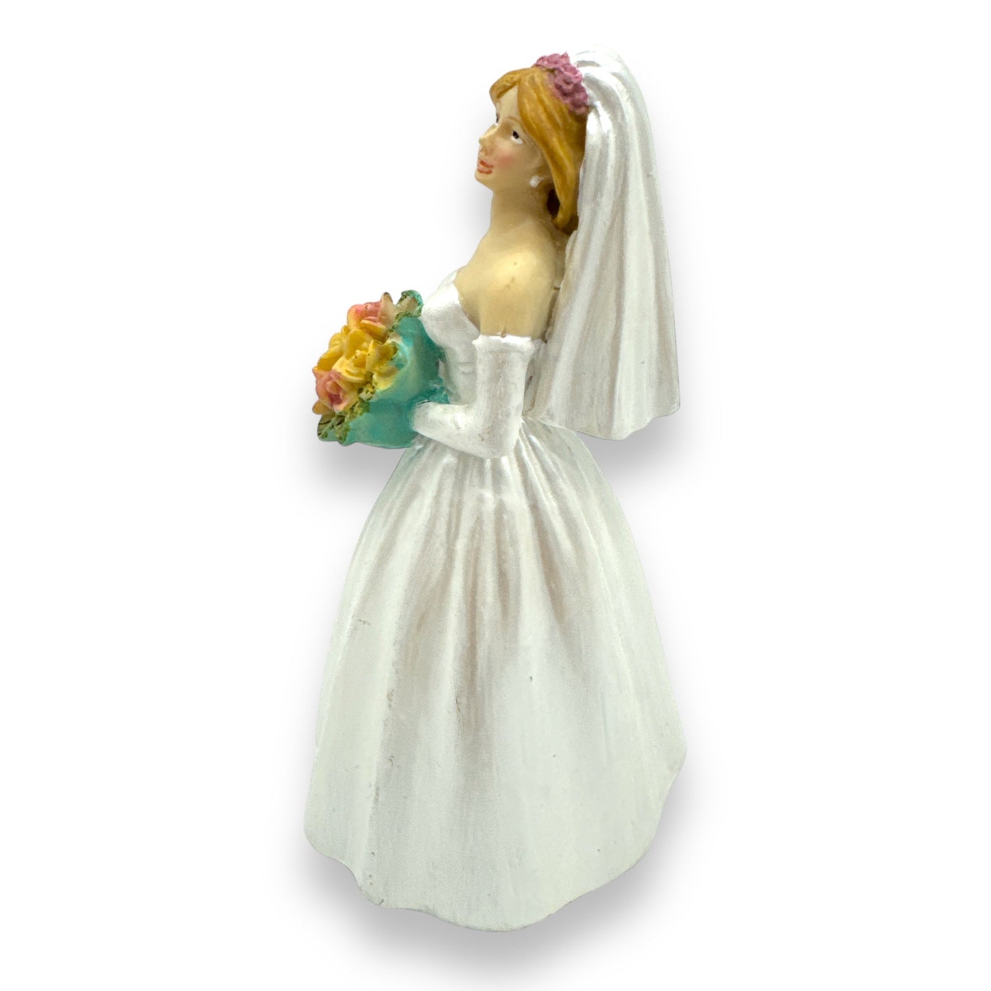 Bruid in Bloei - Sierlijke Bruid Miniatuur Beeldje