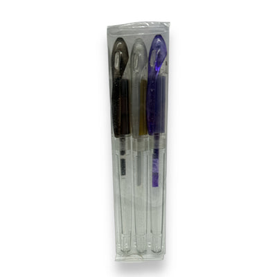 Magische pennen - set van 3, zilver, zwart en blauw