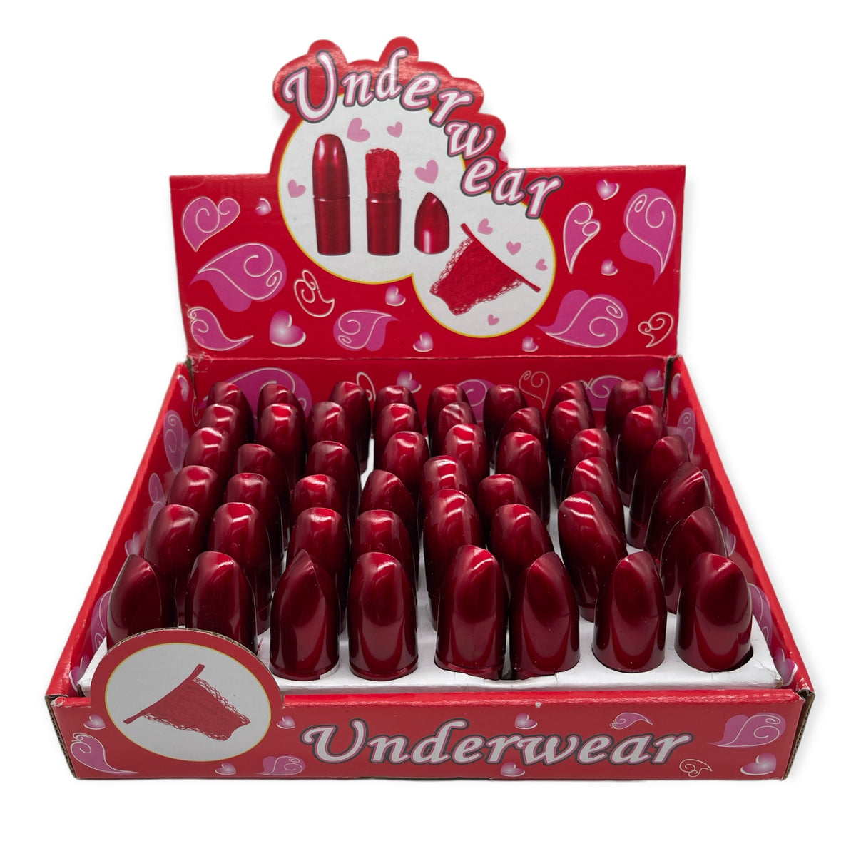 Lipstick Slipje Rot - Display 48 Stück