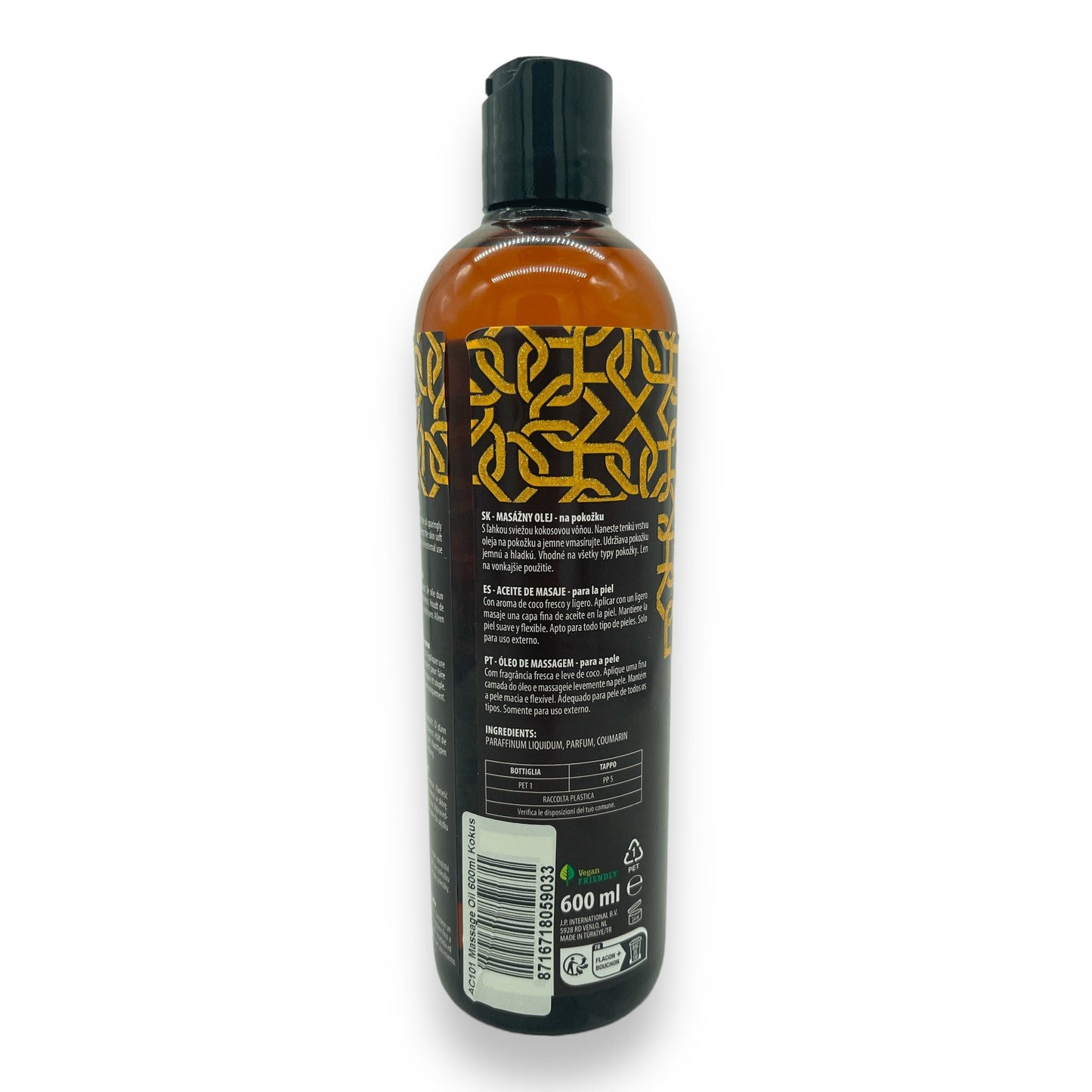 Massage Oil 600ml With Coconut Scent