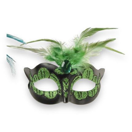 Power Escorts  - BR248 - Luxury Venetian Love Mask With Diamond - 6 Colours