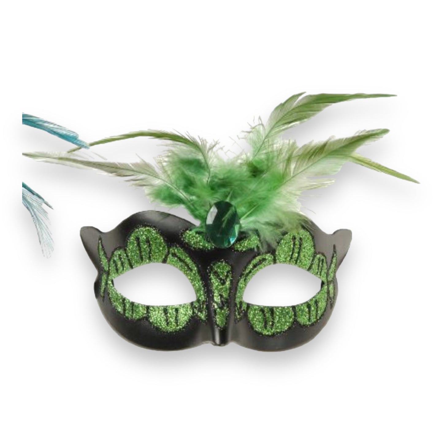 Power Escorts  - BR248 - Luxury Venetian Love Mask With Diamond - 6 Colours