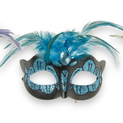 Power Escorts  - BR248 - Luxury Venetian Love Mask With Diamond - 6 Colours