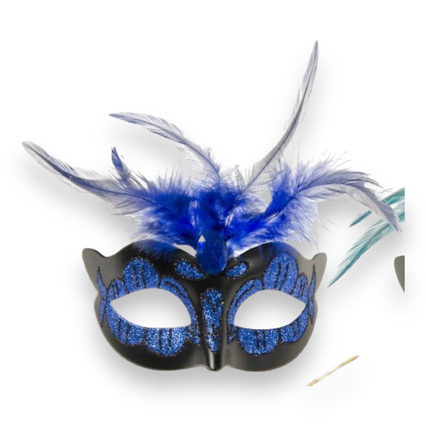 Power Escorts  - BR248 - Luxury Venetian Love Mask With Diamond - 6 Colours