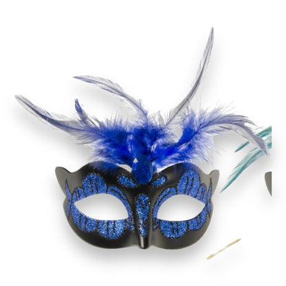 Power Escorts - BR248 - Luxury Venetian Love Mask With Diamond - 6 Colours