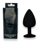 Large 9.3x4.1cm 3.8x1.6inch / Black