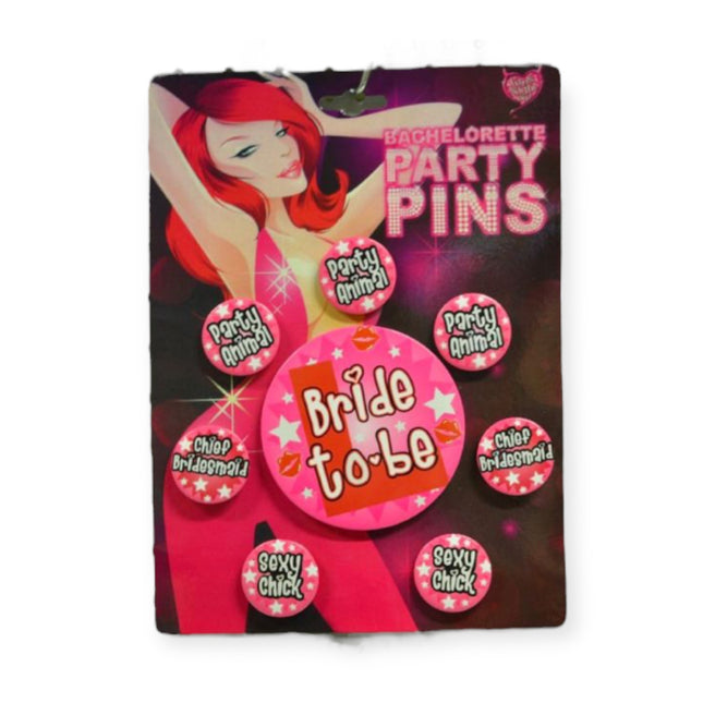 Maak je vrijgezellenfeest onvergetelijk met de Bachalor Party Buttons!