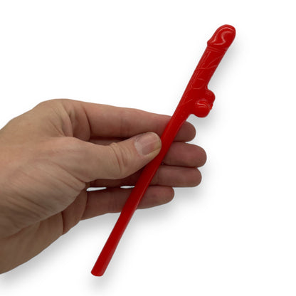Penis Straws 10 pieces - 7 Colors