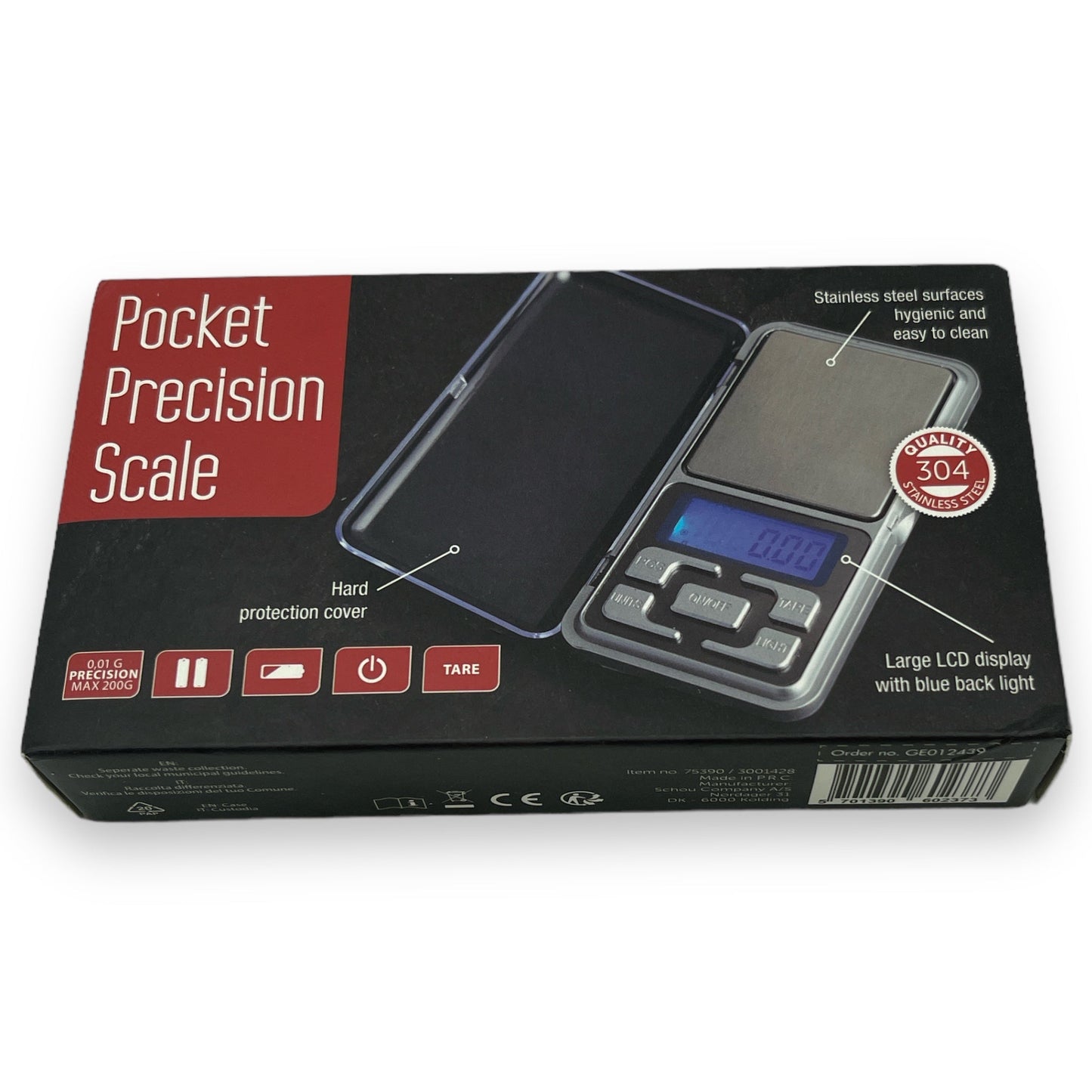 Mini Pocket Precisie Weegschaal - Meet met Nauwkeurigheid en Gemak