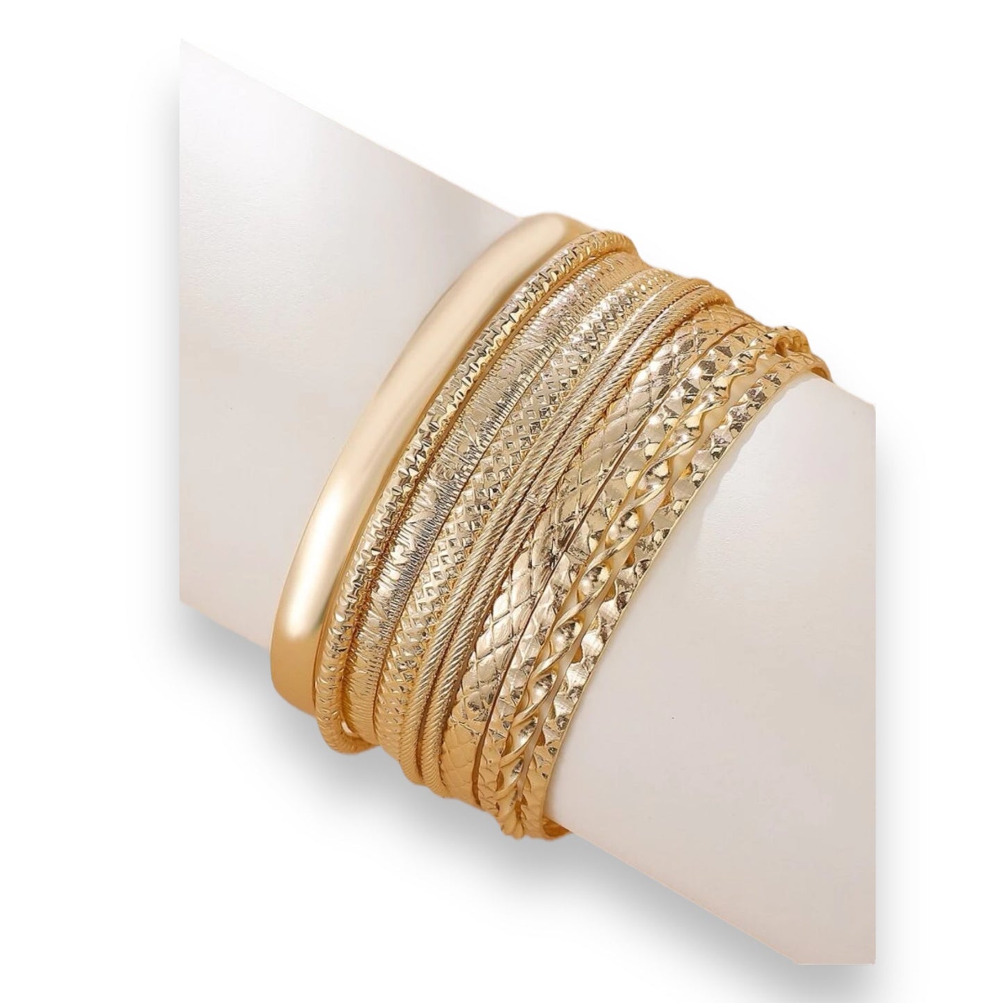 Boho-Chique Armbanden Set van 10 Stuks Verkrijgbaar in Het Goud & Zilver