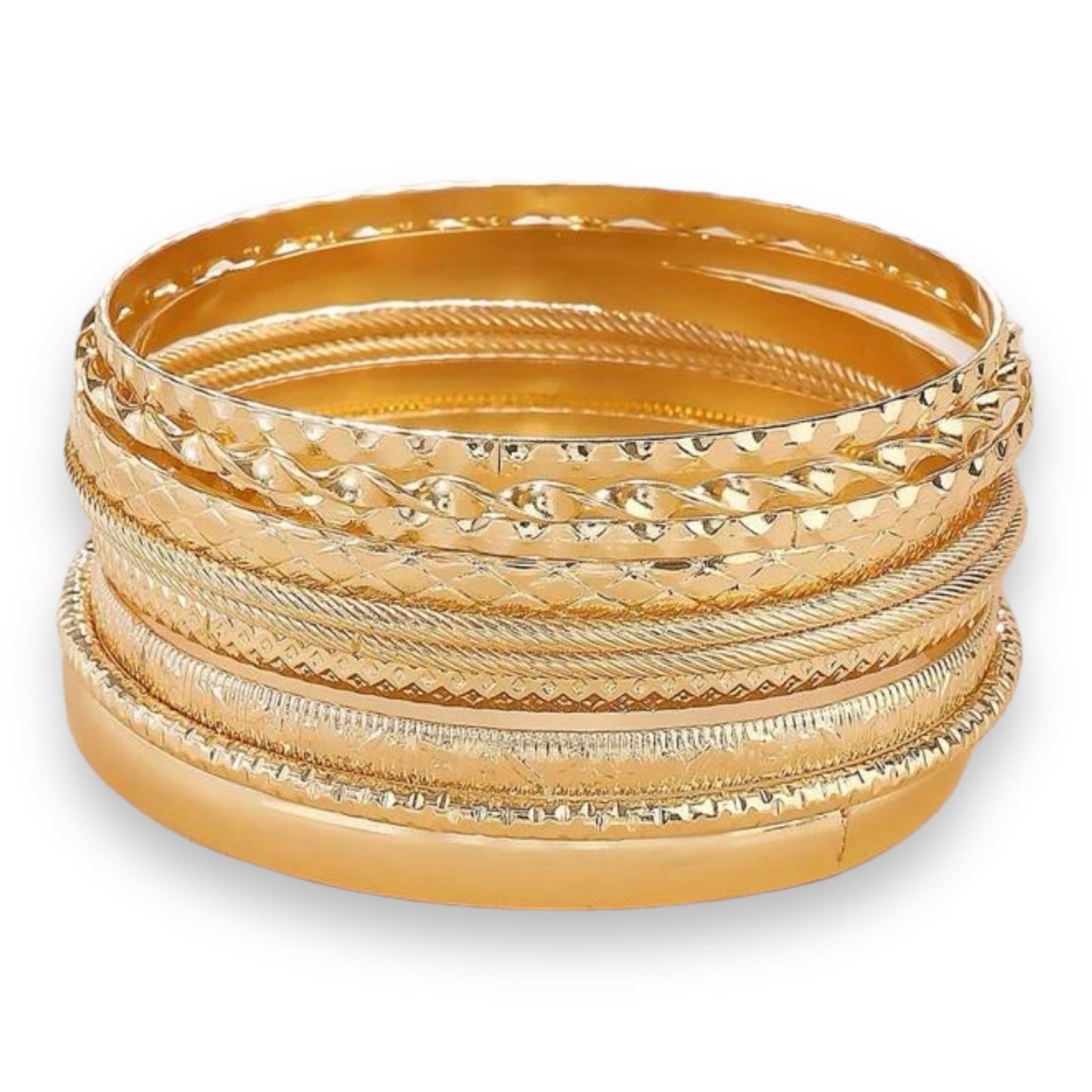 Boho-Chique Armbanden Set van 10 Stuks Verkrijgbaar in Het Goud & Zilver