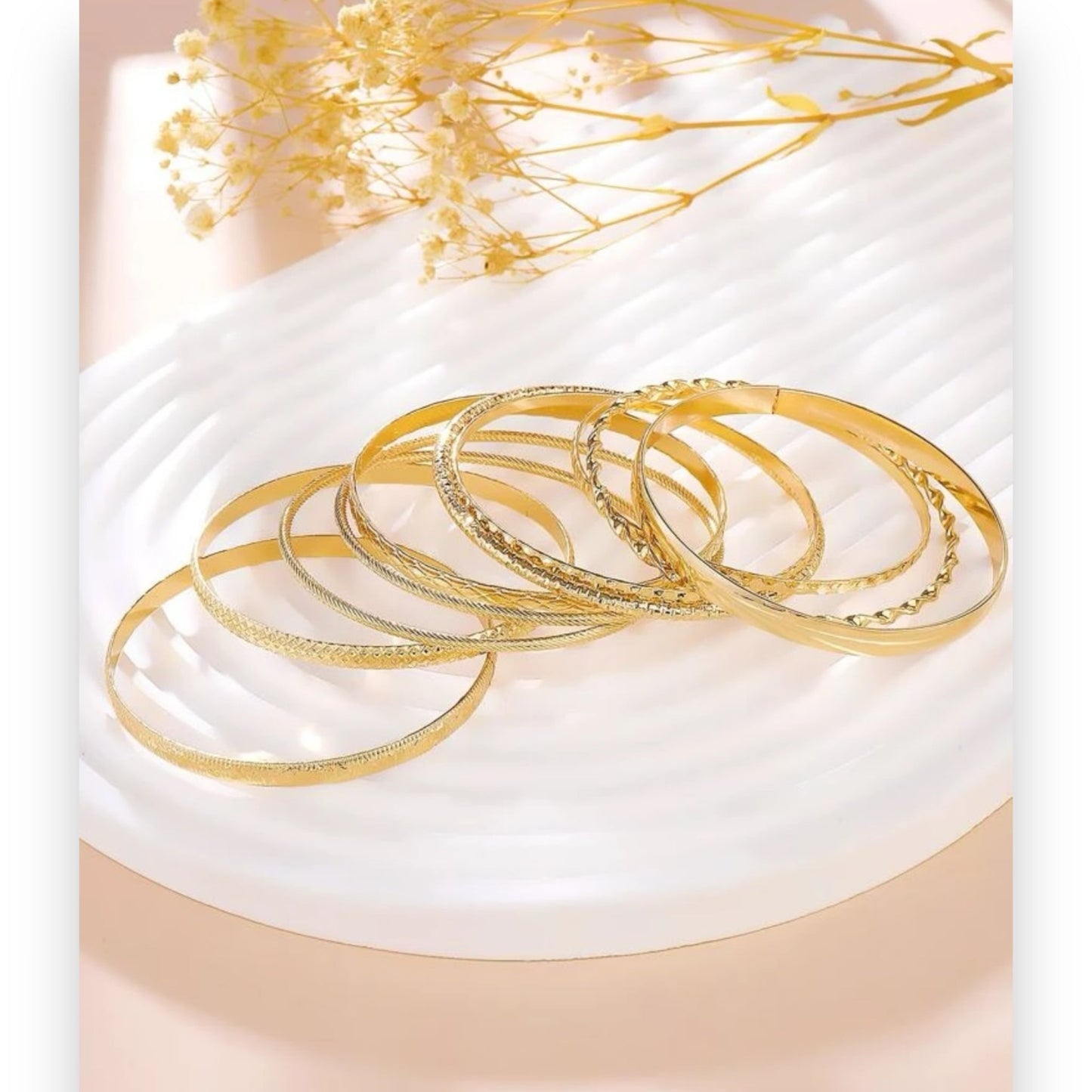 Boho-Chique Armbanden Set van 10 Stuks Verkrijgbaar in Het Goud & Zilver