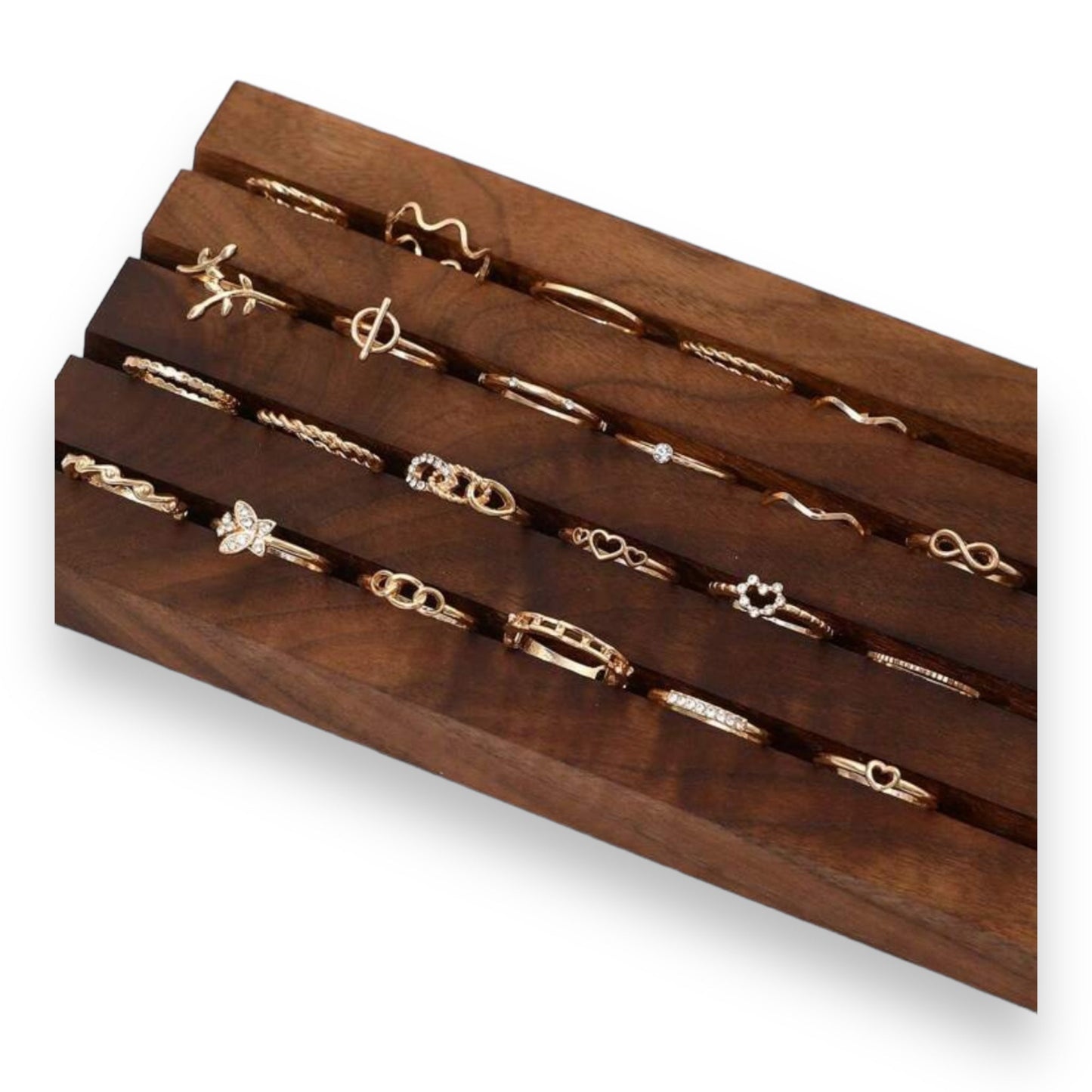Boho-Chic Rings Set of 23 Pieces Available in Gold &amp; Silver 