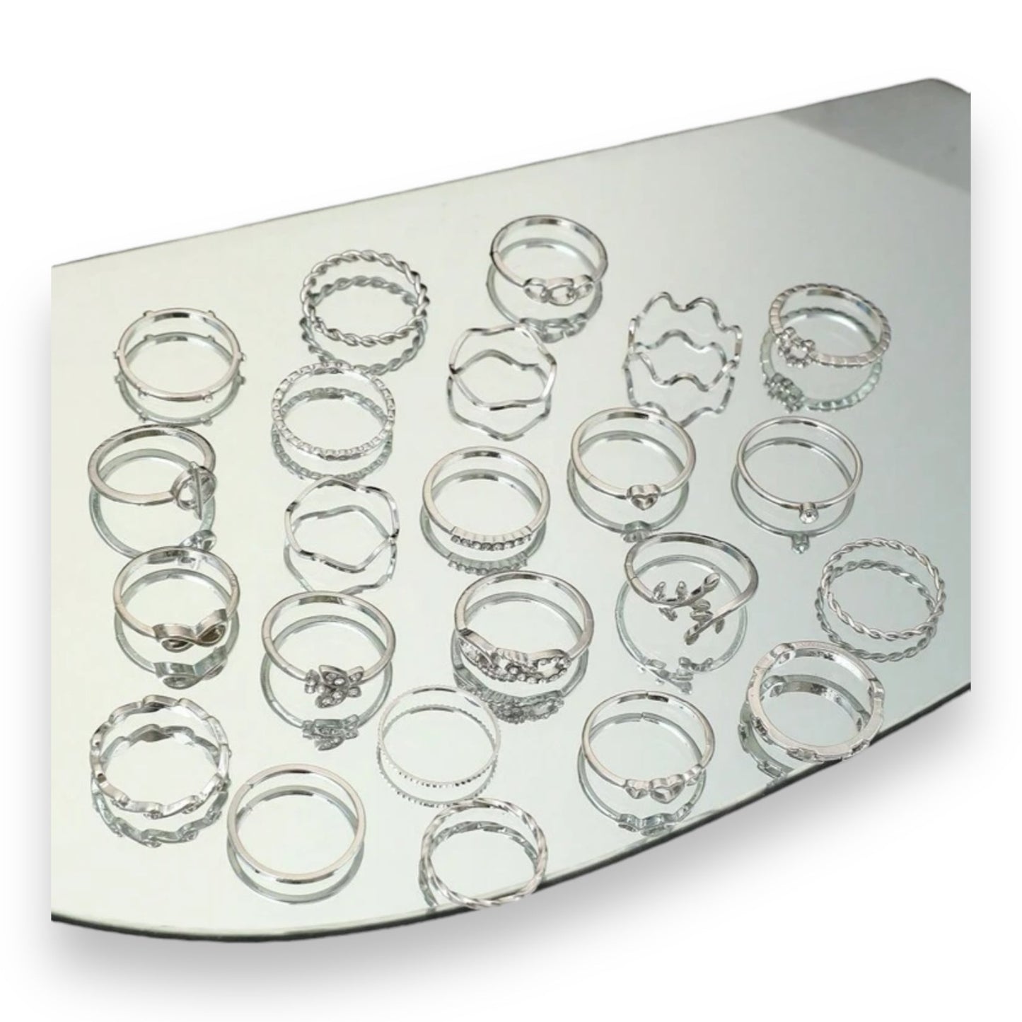 Boho-Chic Rings Set of 23 Pieces Available in Gold &amp; Silver 
