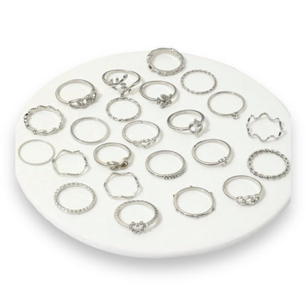Boho-Chic Rings Set of 23 Pieces Available in Gold &amp; Silver 