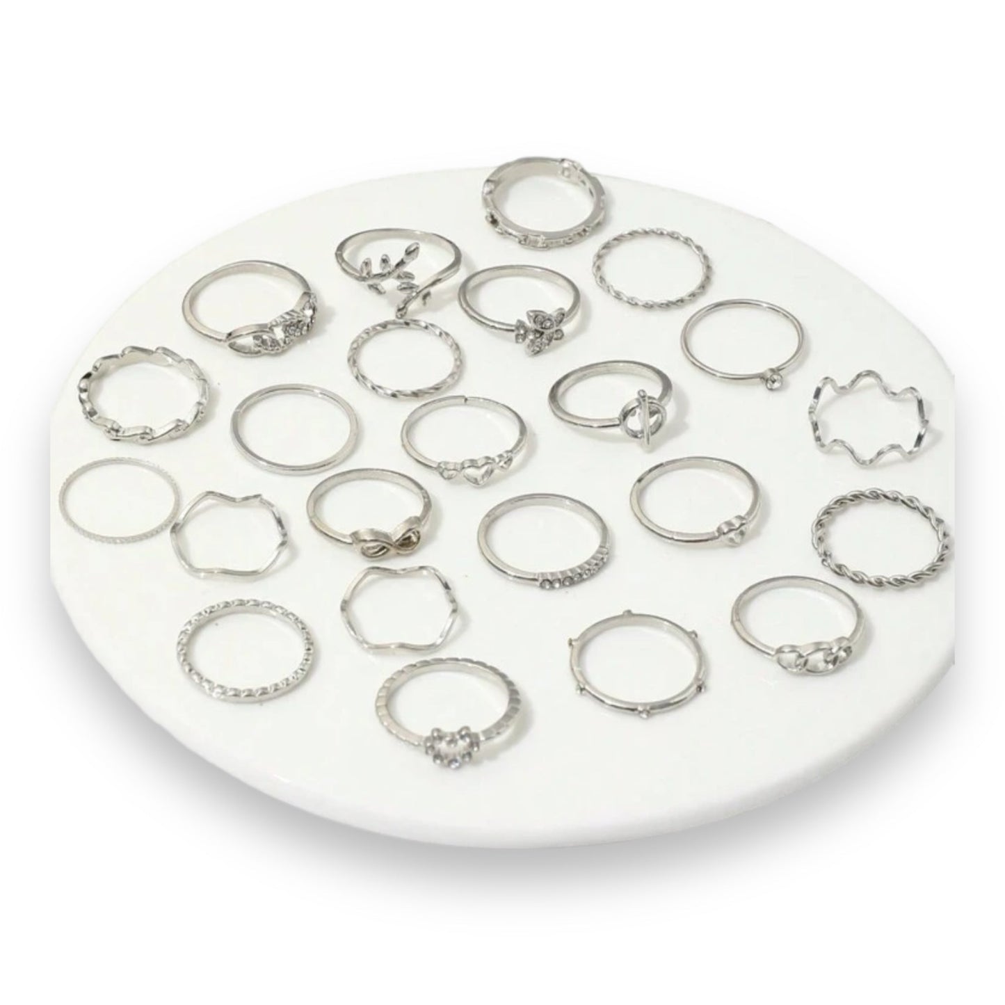 Boho-Chic Rings Set of 23 Pieces Available in Gold &amp; Silver 