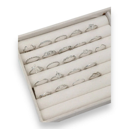 Boho-Chic Rings Set of 23 Pieces Available in Gold &amp; Silver 