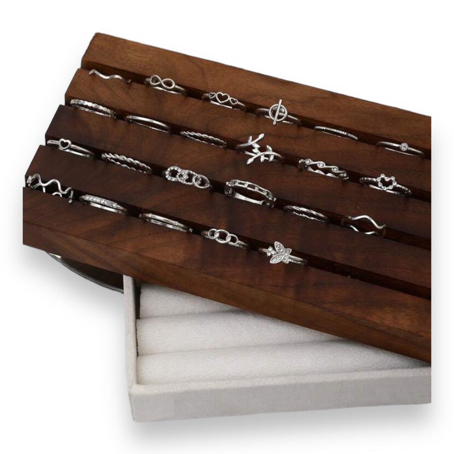 Boho-Chic Rings Set of 23 Pieces Available in Gold &amp; Silver 