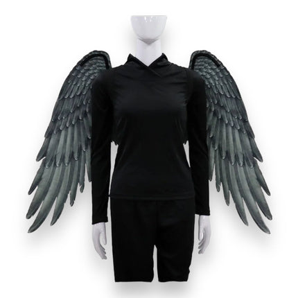 Angel Wings 105cm In Black And White 