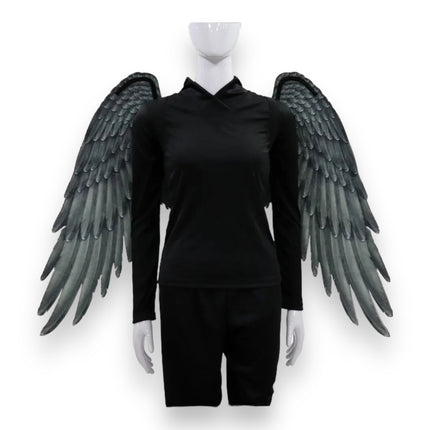 Angel Wings 105cm In Black And White 