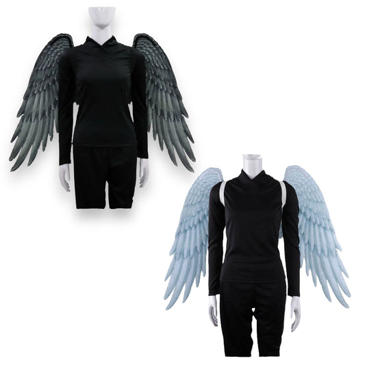 Angel Wings 105cm In Black And White 