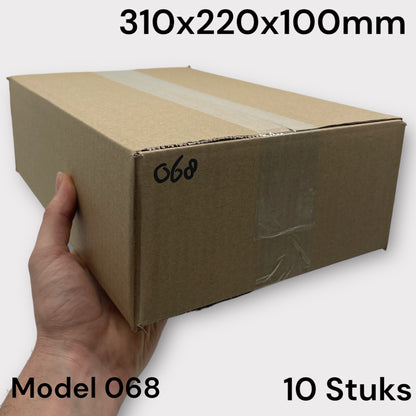 Shipping Box Brown Model 068 310x220x100mm 10 Pieces