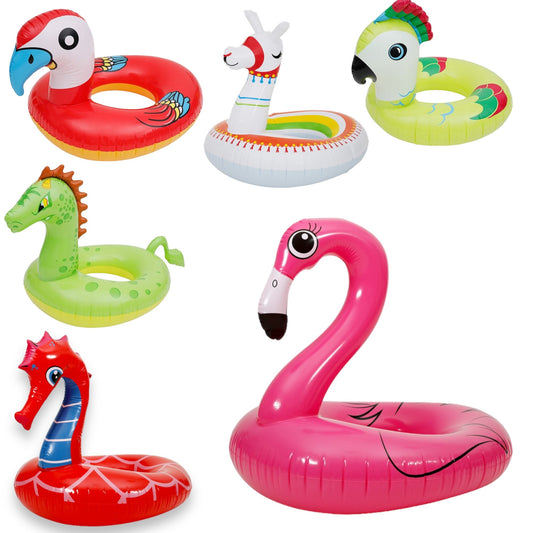 Inflatable Swimming Rings in Various Kinky Pleasure Designs - Perfect for a Summer Day!"