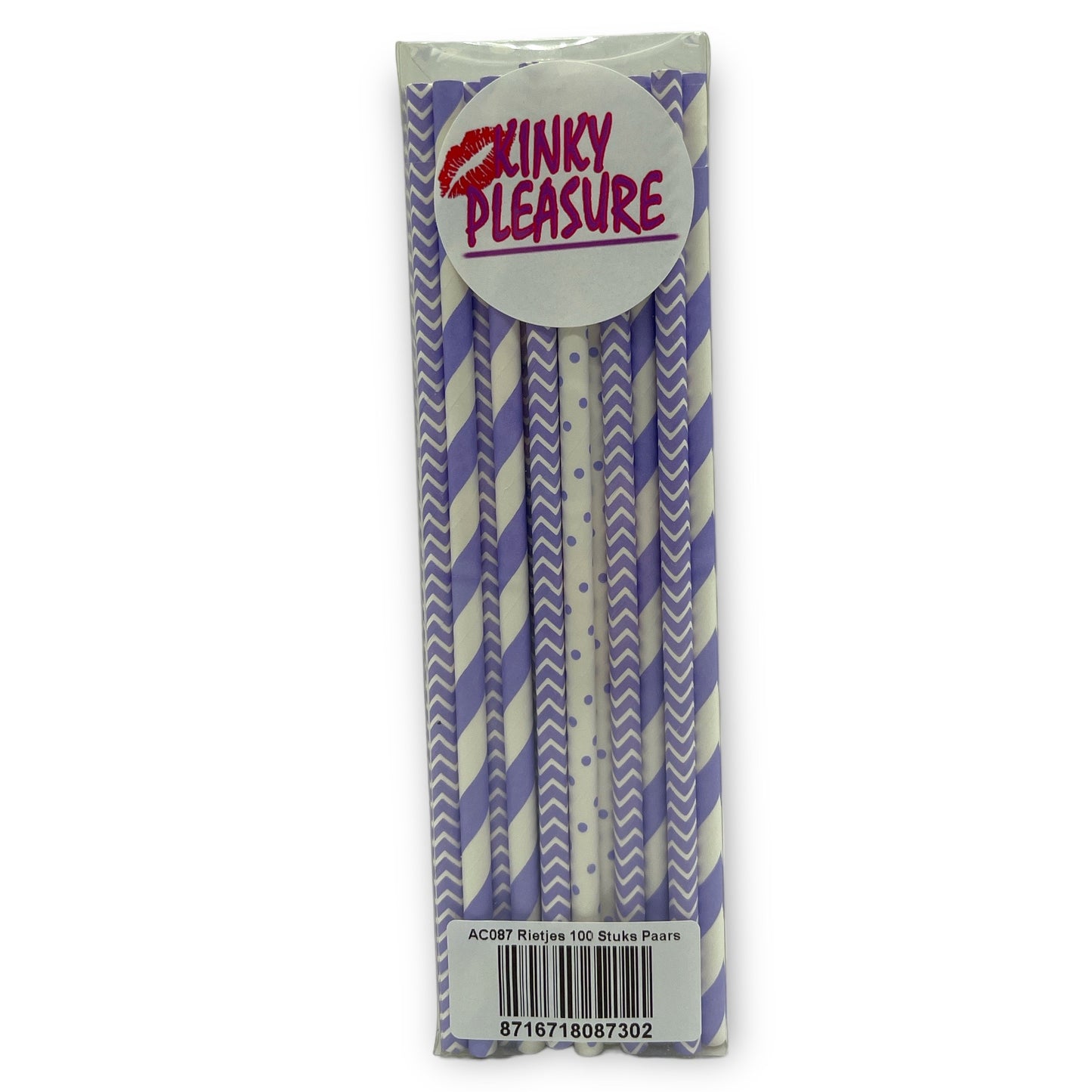 Papieren Rietjes 100 Stuks 6 Kleuren 20,5 cm