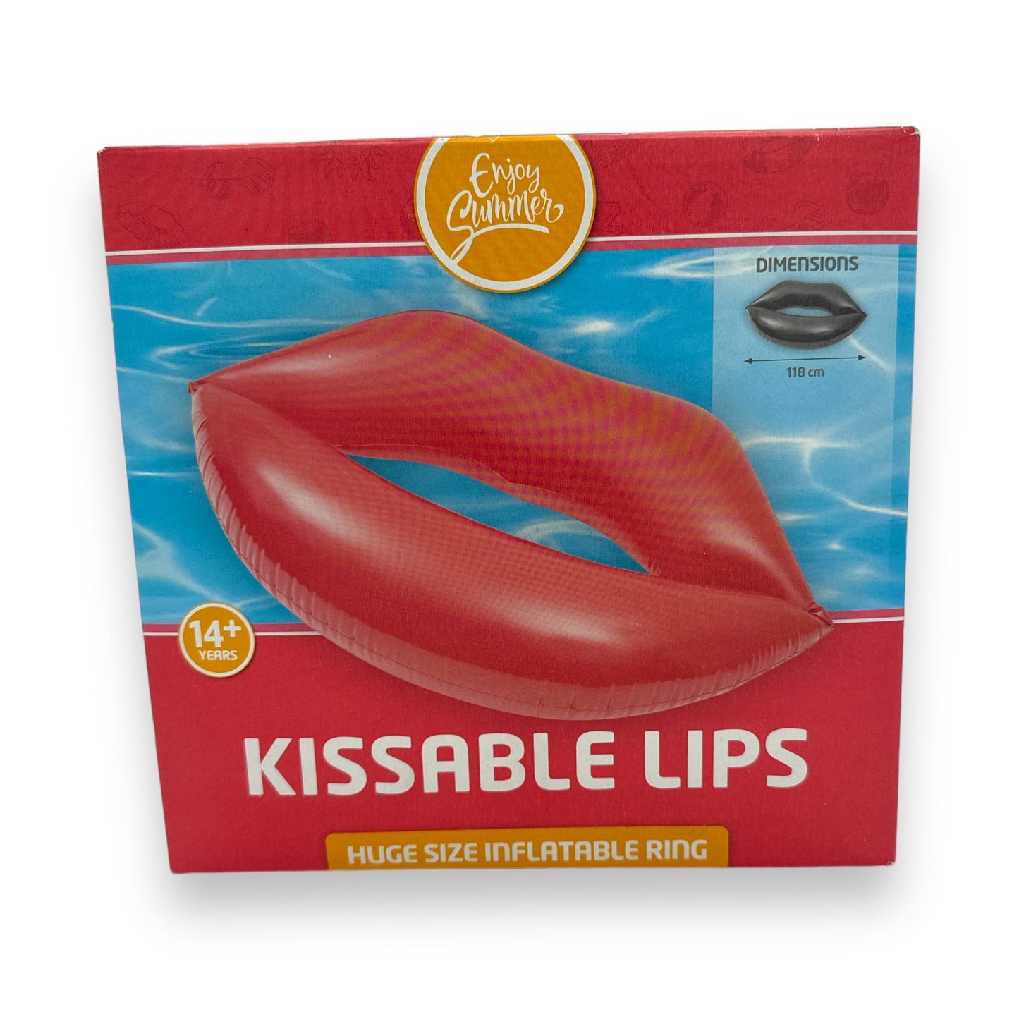 Opblaasbare Mega Lippen - 108cm