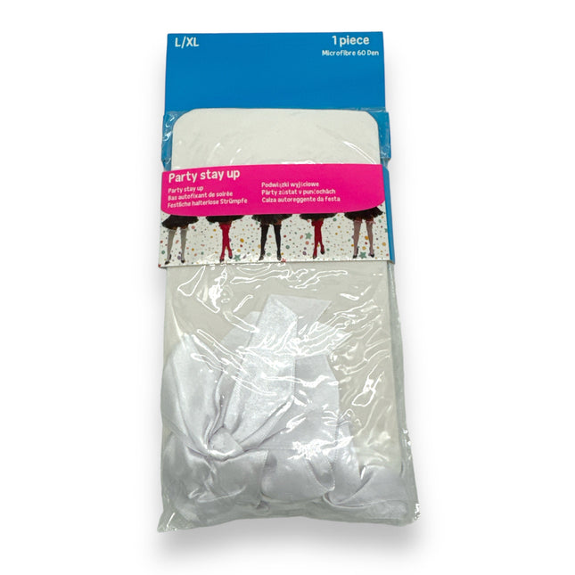 Verleidelijke Witte Stockings - Verkrijgbaar in 2 Maten