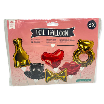 Folieballonnen Set - 6 stuks