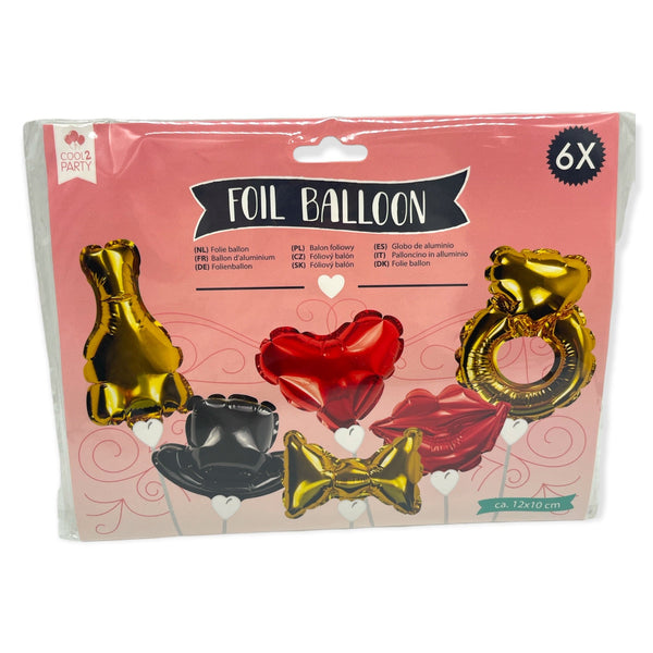 Folieballonnen Set - 6 stuks