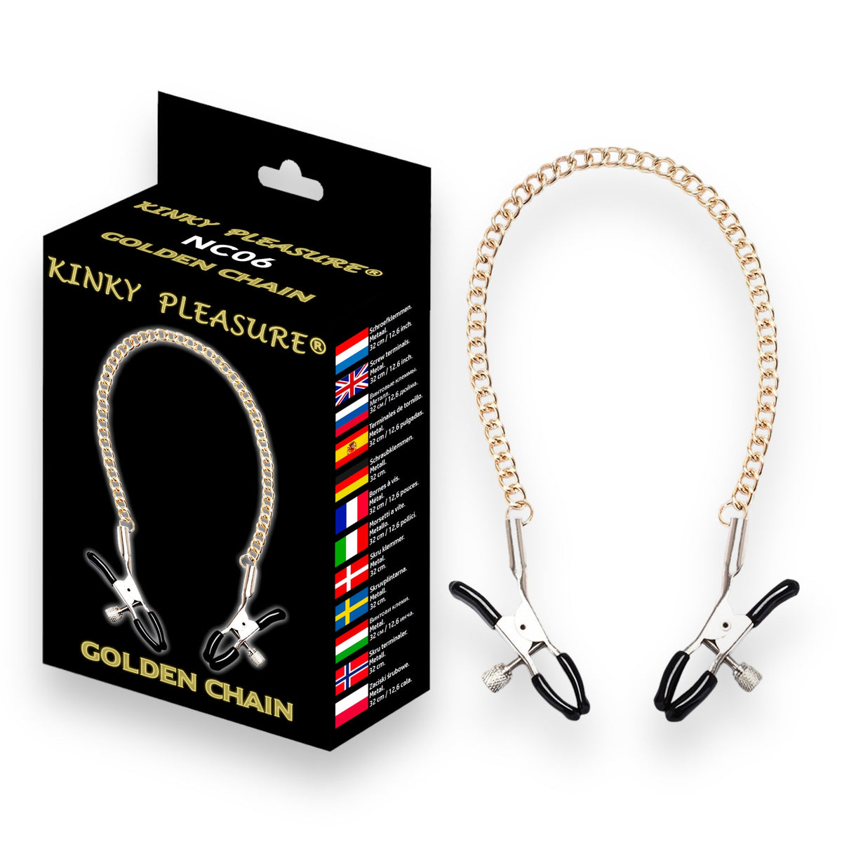 Tepelklemmen Golden Chain - Zware Versie