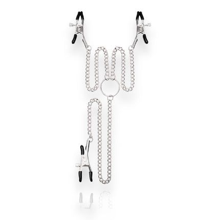 Triple Sensation - Kinky Clamps - Zware Versie - Nipple Clamps - Mooie Kleurdoos