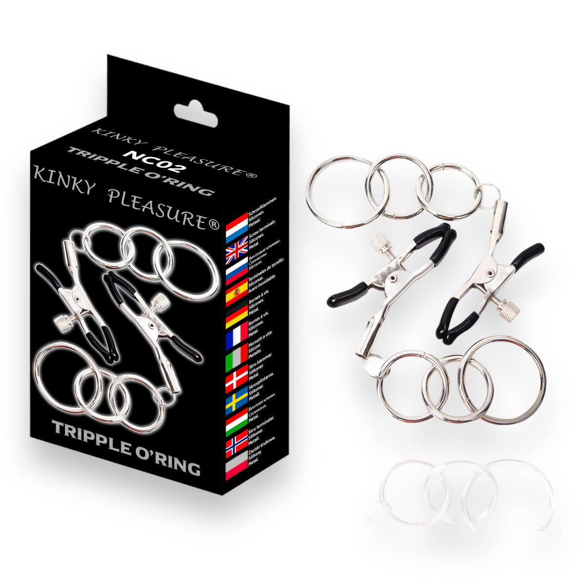 Tepelklemmen Triple O-Ring Zwaar