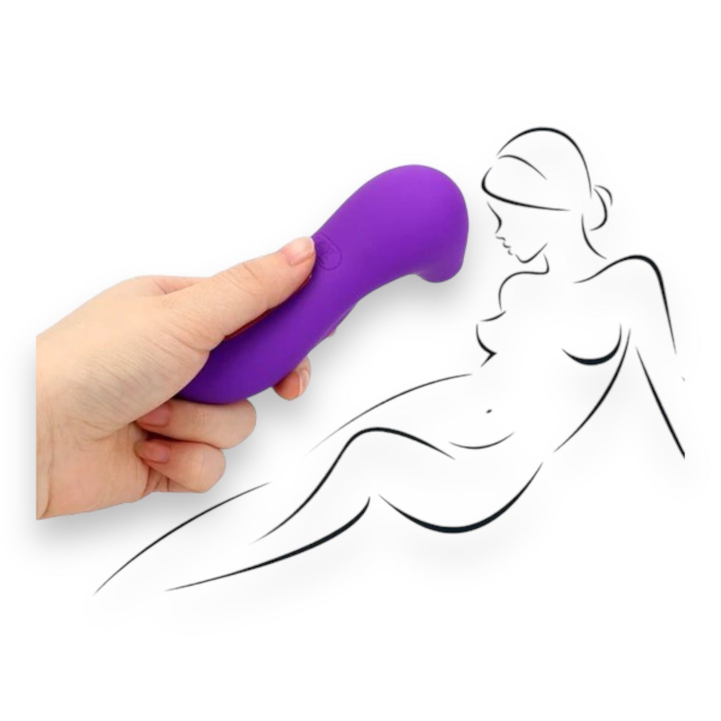 Power Escorts - BR160 - Oral Queen Air Sucker- Waterproof - Oral Sucker - Clitoral Stimulator/Massager - 10 Modes - 3 Colours