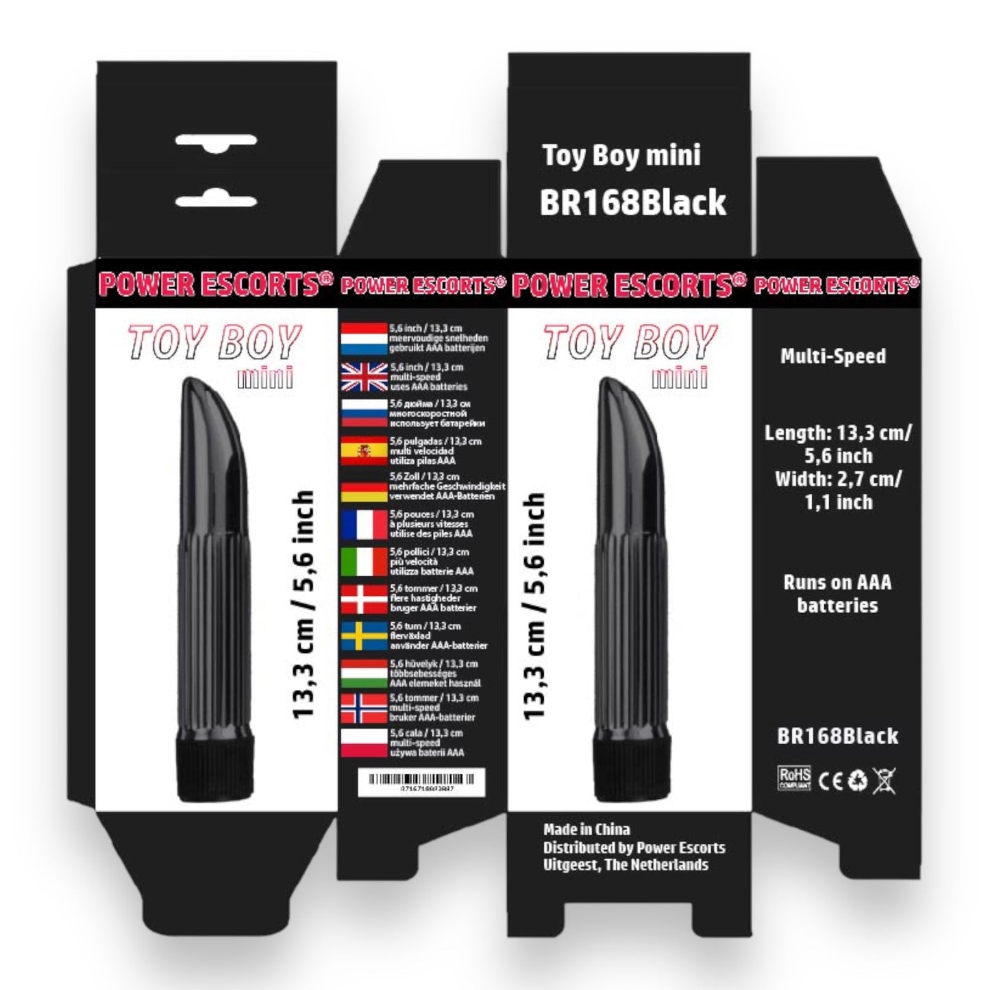 Rod Vibrator 13.3 CM / 5.6 Inch Battery operated Excl.